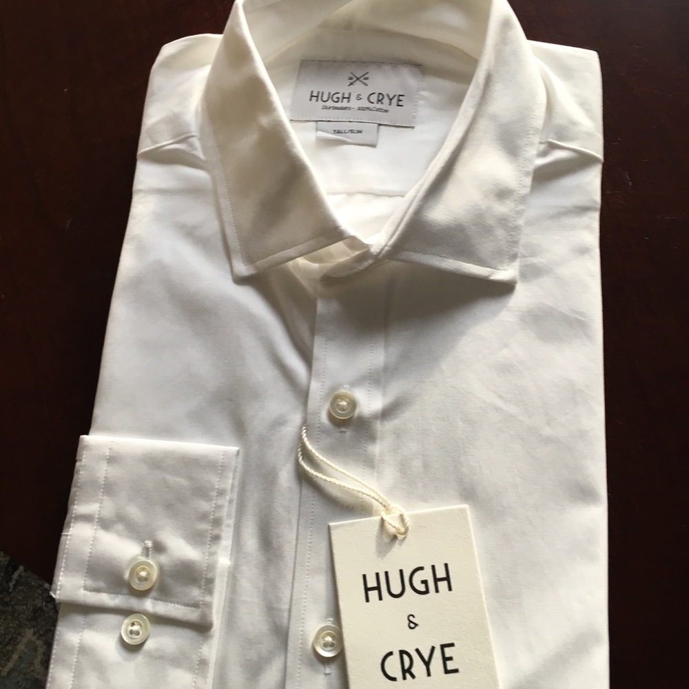 Hugh Crye.  White dress shirt.